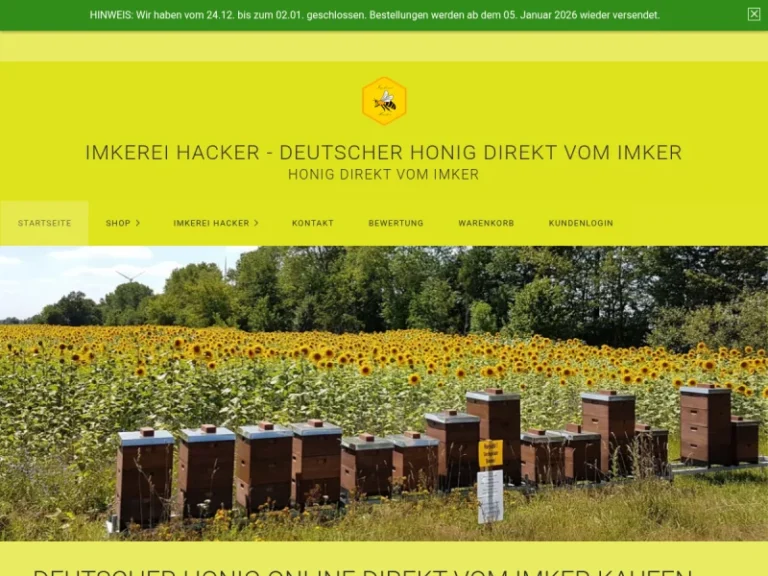 Imkerei Hacker - Brandenburg in Uebigau-Wahrenbrück