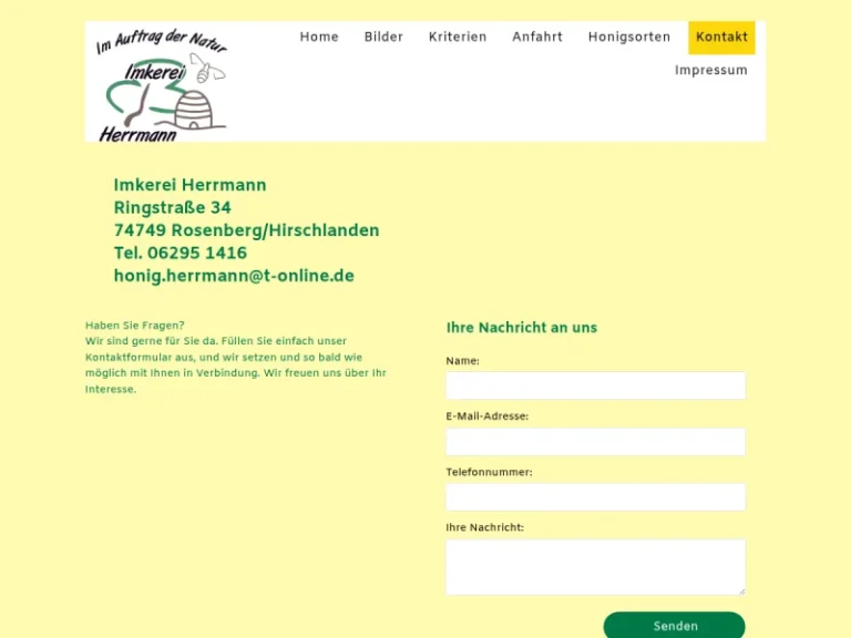 imkerei herrmann - Baden-Württemberg in Rosenberg