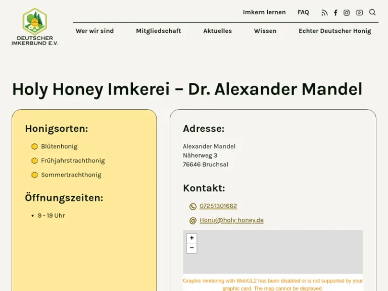 Holy Honey Imkerei - Baden-Württemberg in Bruchsal