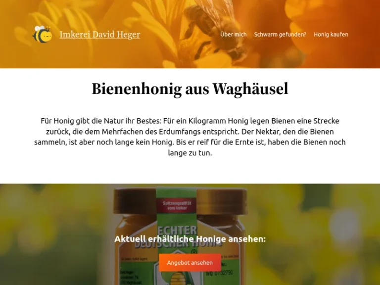 Imkerei David Heger - Baden-Württemberg in Waghäusel