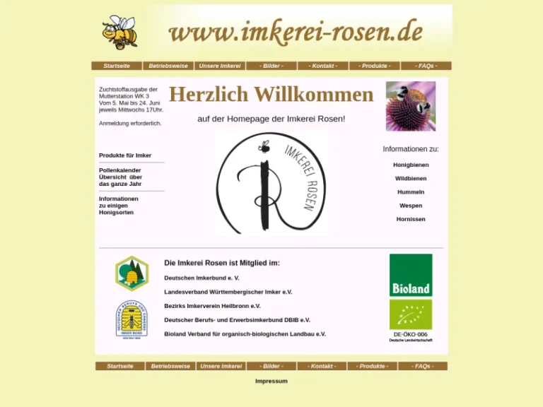 Bio Imkerei Rosen - Baden-Württemberg in Heilbronn