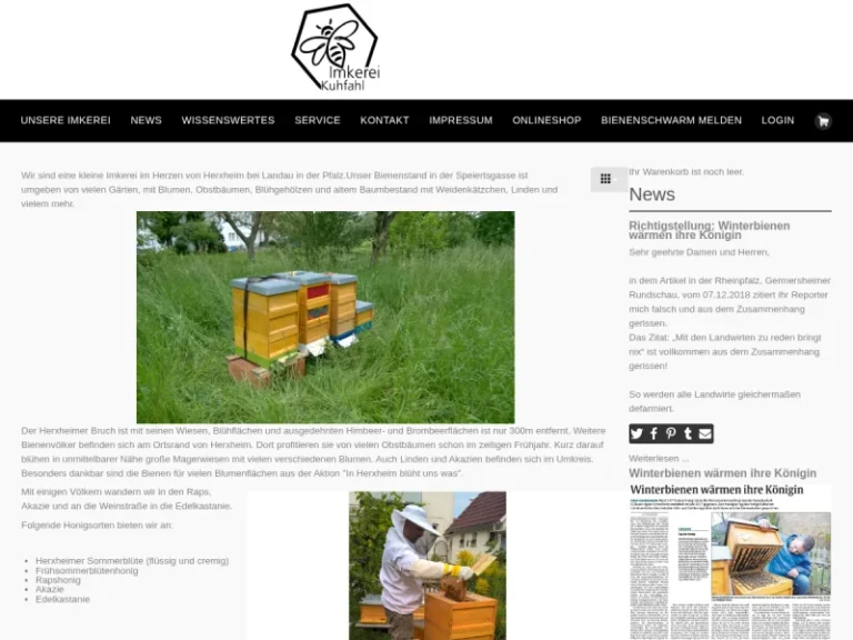 APIARY KUHFAHL - Rheinland-Pfalz in Herxheim bei Landau (Pfalz)