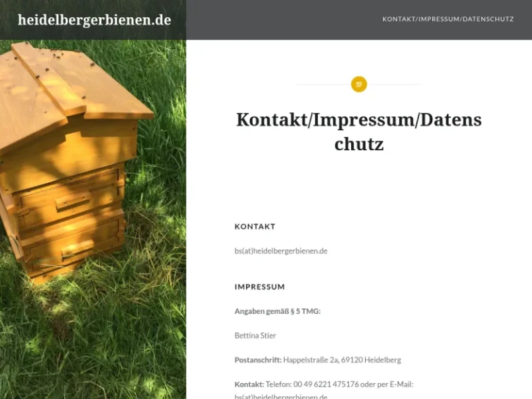 heidelbergerbienen.de – Ich lerne Bienen… - Baden-Württemberg in Heidelberg