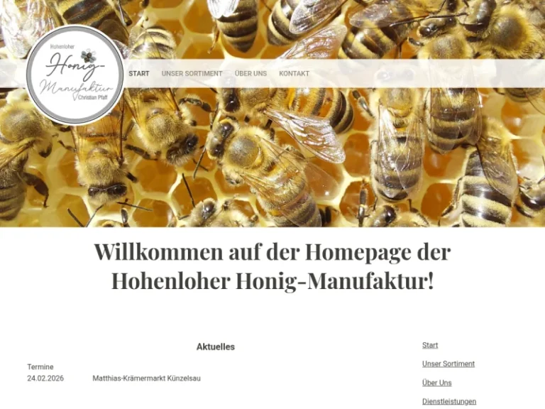 Hohenloher Honig-Manufaktur - Baden-Württemberg in Künzelsau