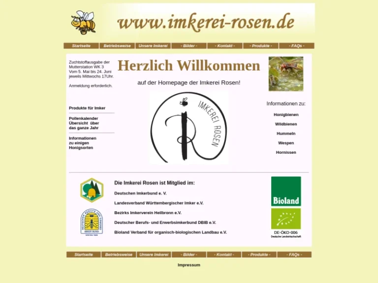 Imkerei Rosen - Baden-Württemberg in Heilbronn