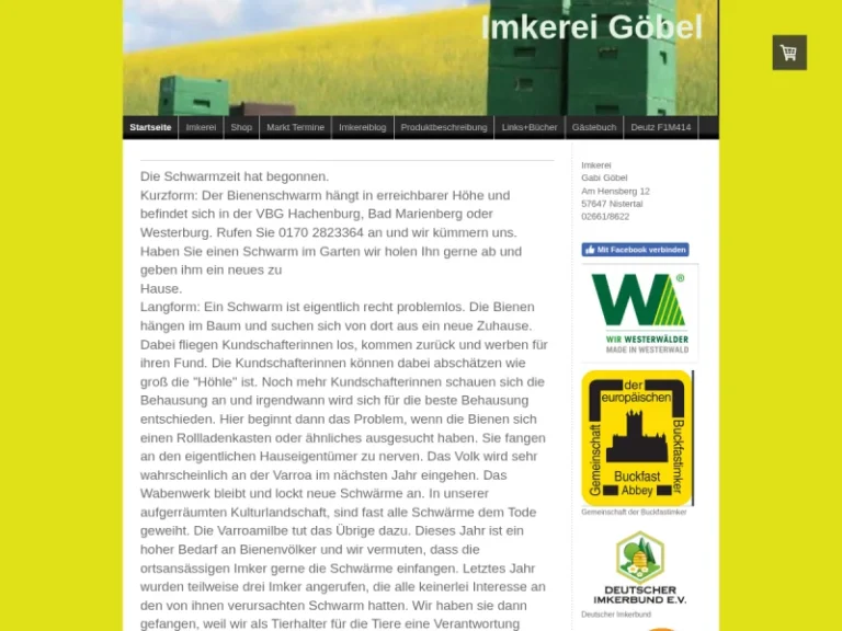 Imkerei Göbel - Rheinland-Pfalz in Nistertal