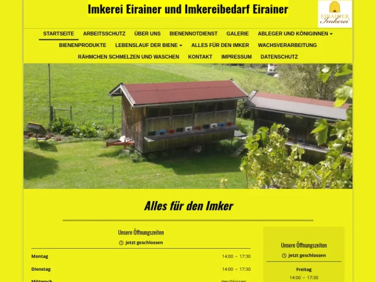 Imkerei Eirainer - Bayern in Fischbachau