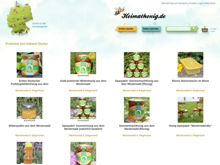 Imkerei Sluiter - Rheinland-Pfalz in Friedewald