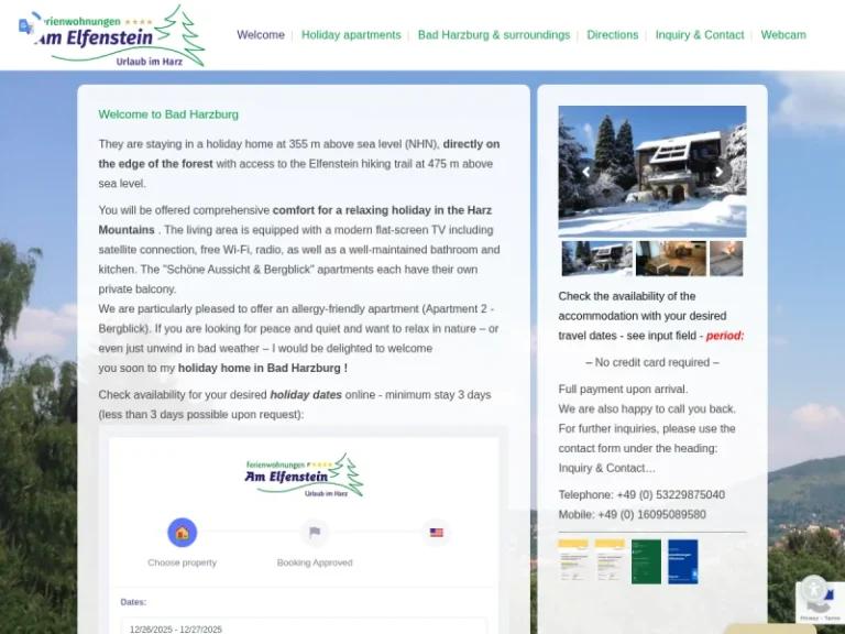 Villa Elfenblick Imkerei Reiner Franz - Niedersachsen in Bad Harzburg