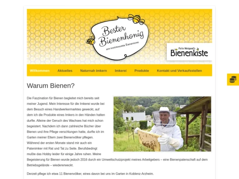 Imkerei Weigand - Rheinland-Pfalz in Koblenz