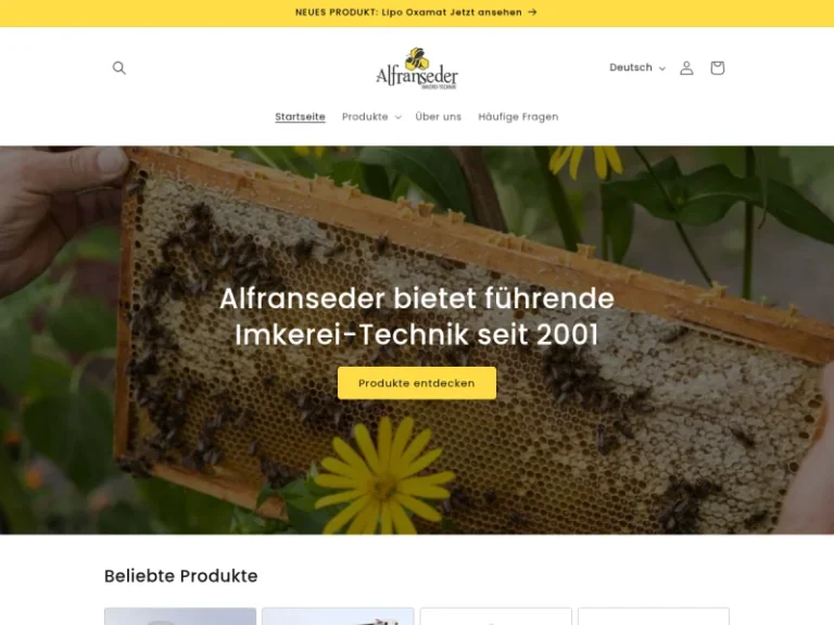 Erich Alfranseder Spezialgeräte f. Imker - Bayern in Stammham