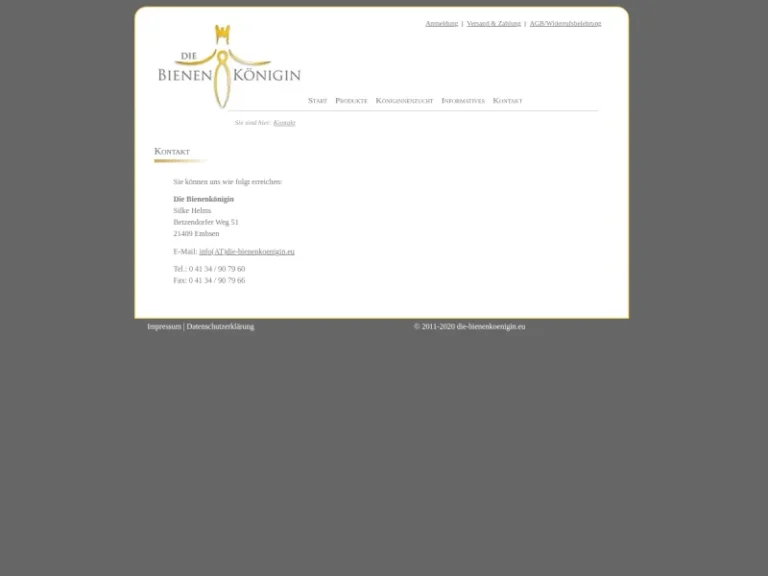 Die Bienenkönigin - Niedersachsen in Embsen