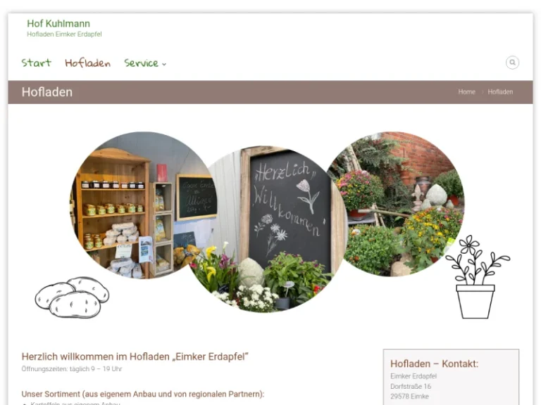 Eimker Erdapfel - Niedersachsen in Eimke