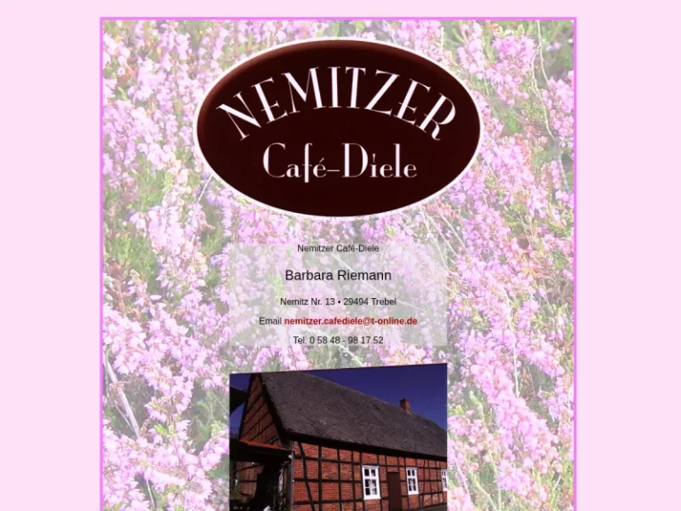 Nemitzer Cafe-Diele Barbara Riemann - Niedersachsen in Trebel