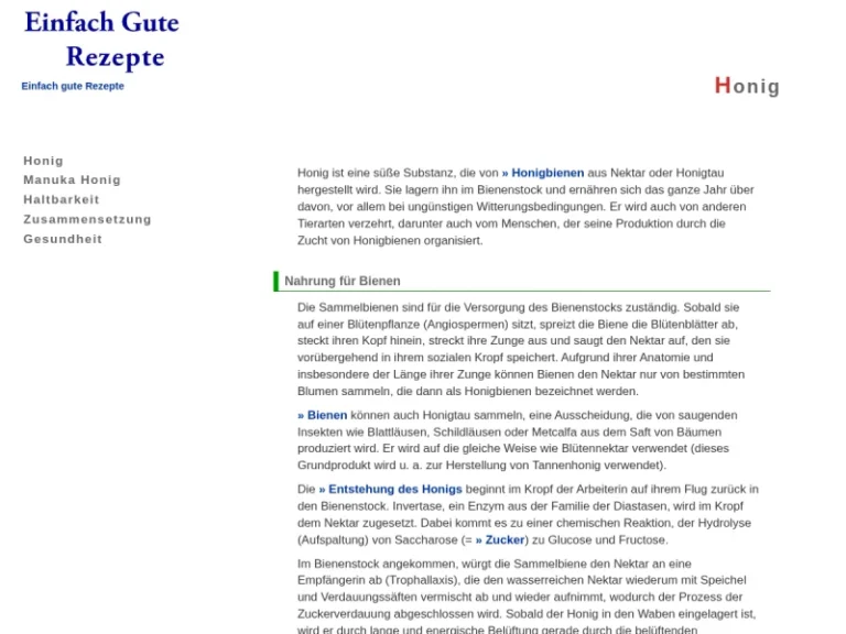 Honig-Wissen - Hamburg in Hamburg