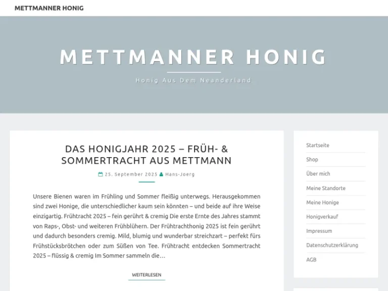 Mettmanner-Honig - Nordrhein-Westfalen in Mettmann