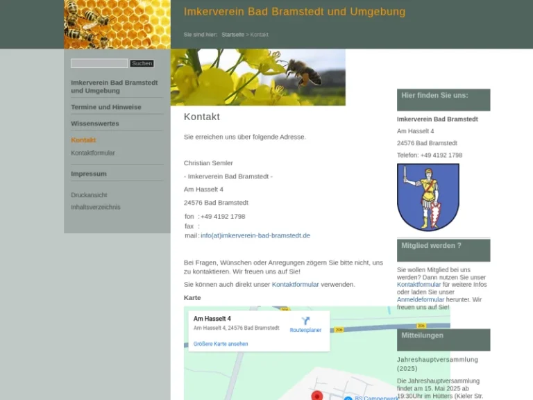 Imkerverein Bad Bramstedt und Umgebung - Schleswig-Holstein in Bad Bramstedt