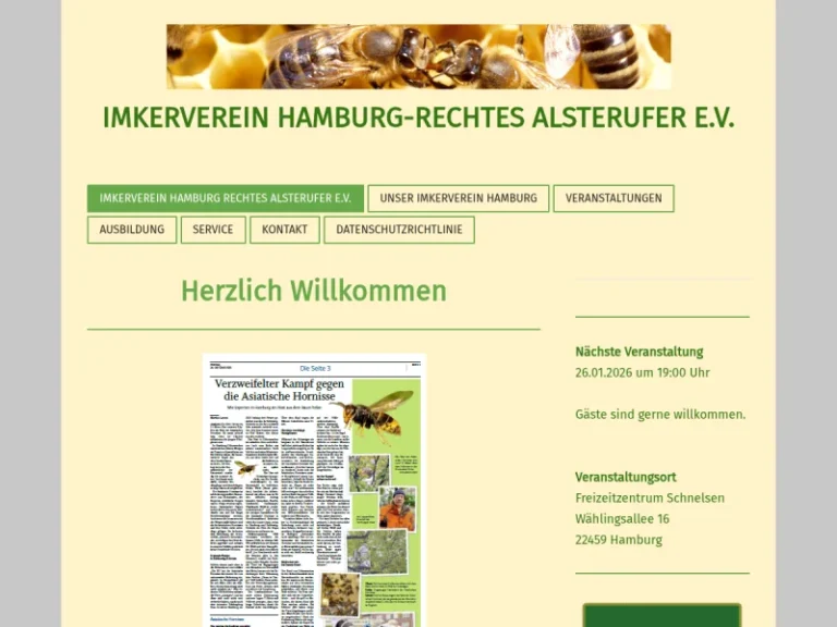 Imkerverein Hamburg Rechtes Alsterufer e.V. - Hamburg in Hamburg