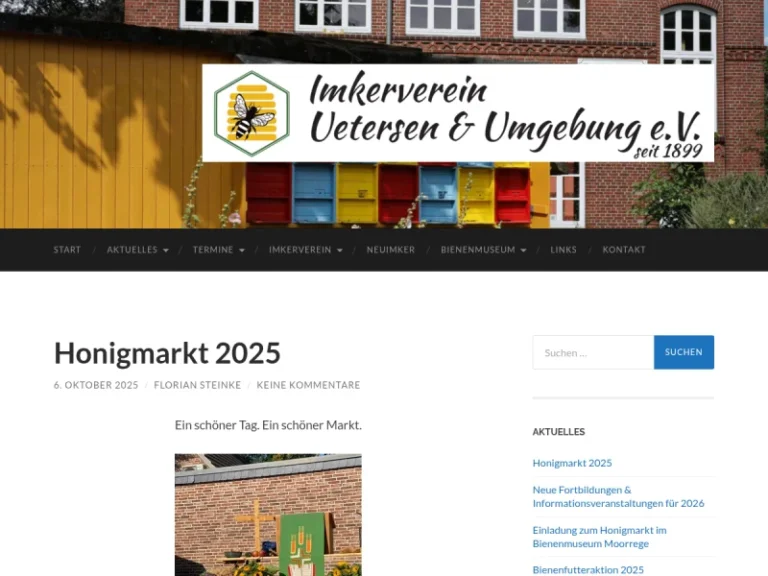 Imkerverein Uetersen und Umgebung - Schleswig-Holstein in Moorrege