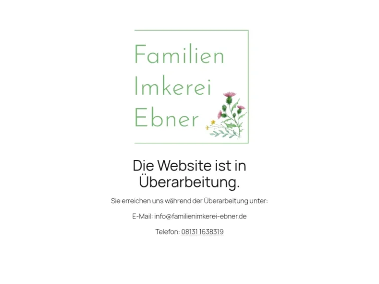 Familienimkerei Ebner - Bayern in Dachau