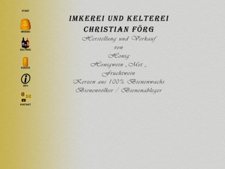 Imkerei & Kelterei Förg - Bayern in Maisach