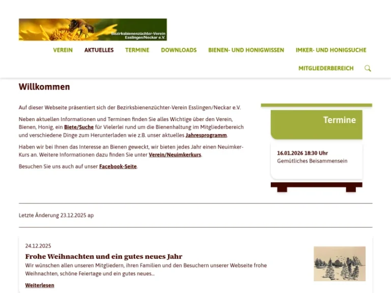 Bienengarten des Bienenzüchtervereins Esslingen am Neckar e. V. - Baden-Württemberg in Esslingen am Neckar