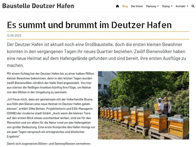 Honigautomat an der Drehbrücke - Nordrhein-Westfalen in Köln