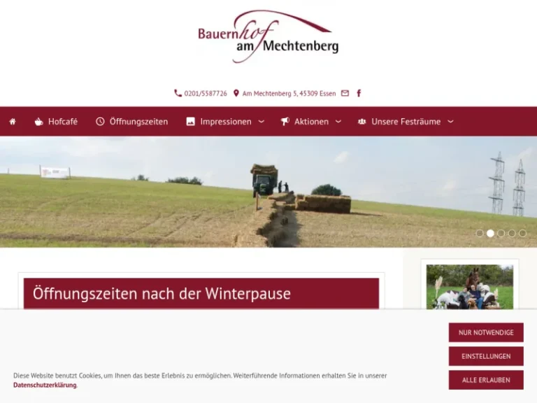 Bauernhof am Mechtenberg, Hubertus Budde und Andrea Maas - Nordrhein-Westfalen in Essen