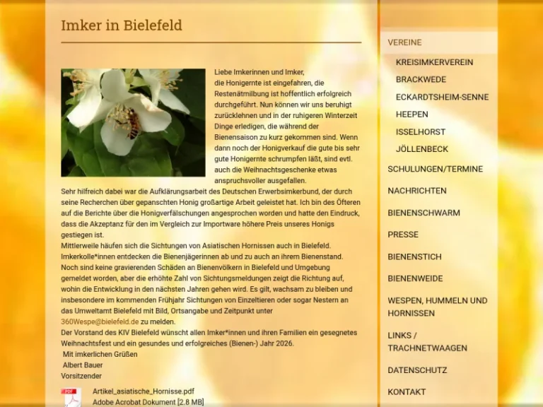 Kreisimkerverein Bielefeld e.V. - Nordrhein-Westfalen in Bielefeld