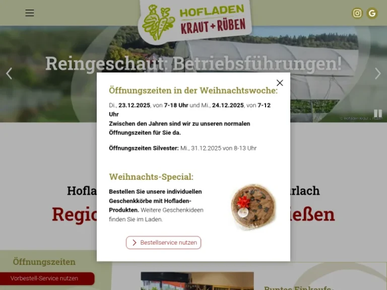 Hofladen Kraut + Rüben - Baden-Württemberg in Karlsruhe