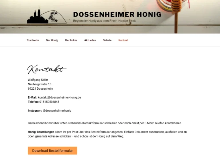 Dossenheimer Honig - Baden-Württemberg in Dossenheim