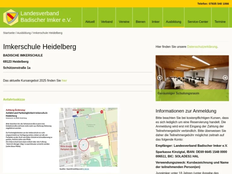 Badische Imkerschule Heidelberg - Baden-Württemberg in Heidelberg