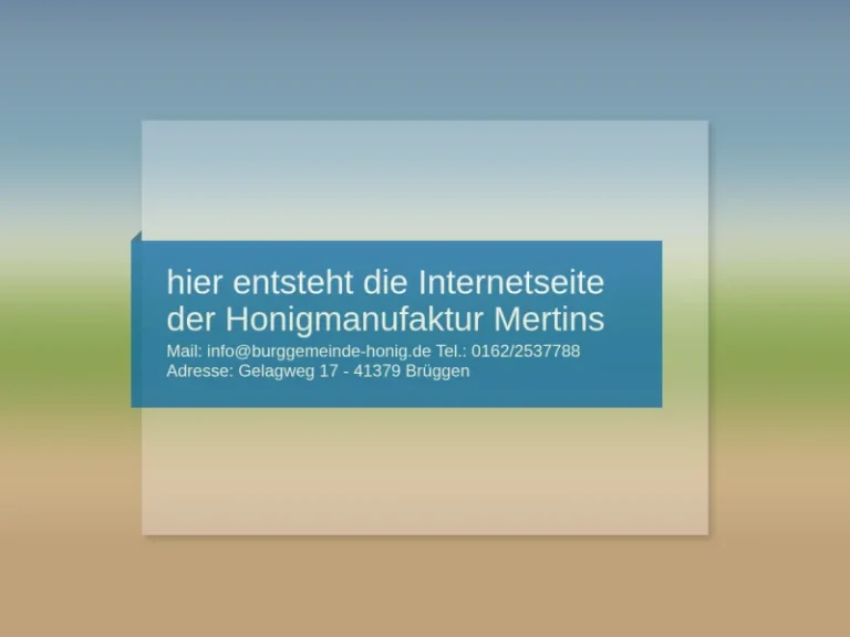 Honigmanufaktur Mertins-Römer - Nordrhein-Westfalen in Brüggen