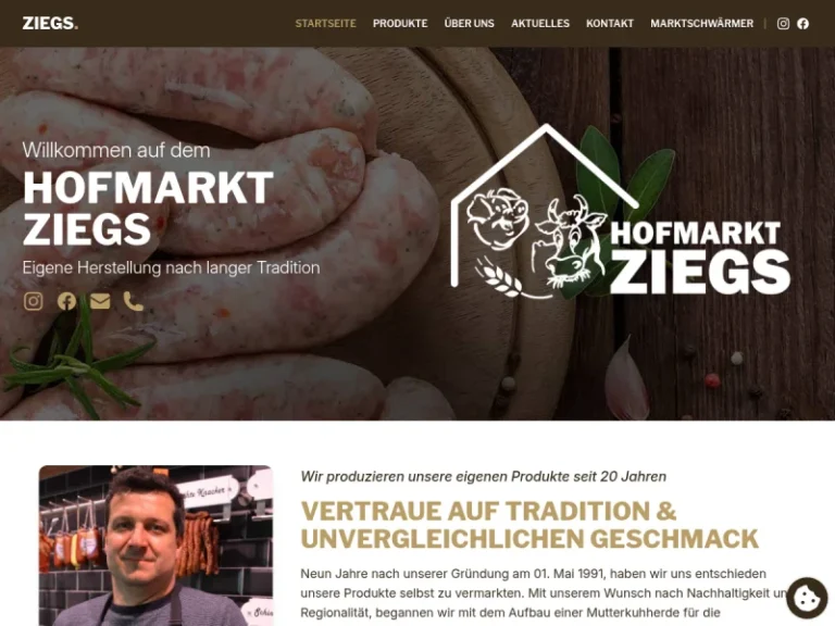 Hofmarkt Ziegs – Peter Ziegs - Sachsen in Jahnsdorf/Erzgeb