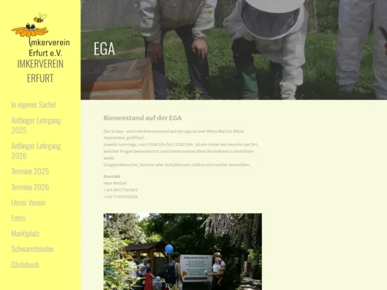 EGA-Park-Bienenfarm - Thüringen in Erfurt