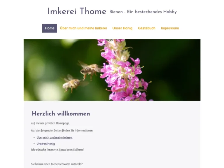 Imkerei Thome - Baden-Württemberg in Rauenberg