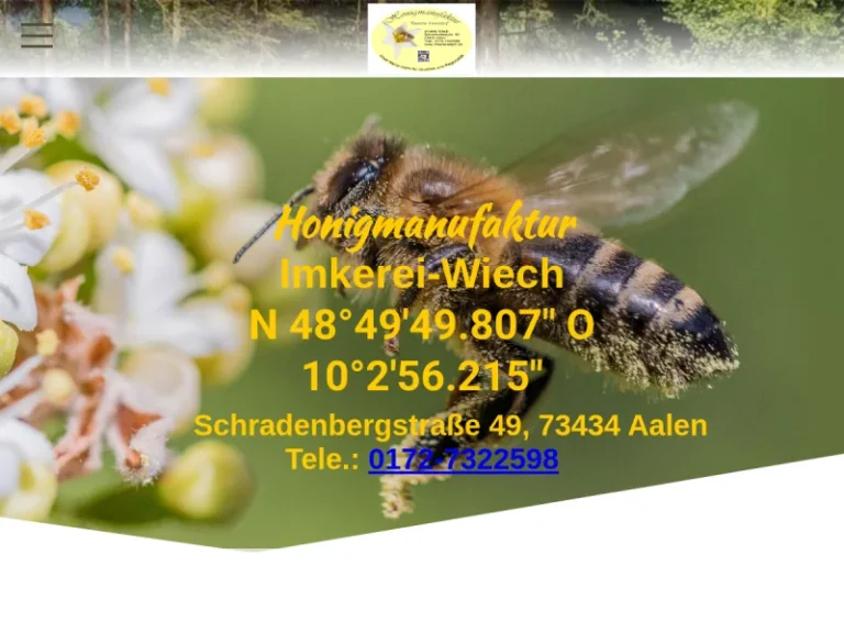 Honigmanufaktur Imkerei Wiech - Baden-Württemberg in Aalen