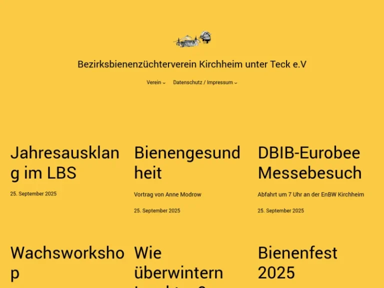 Bezirks-Bienenzüchterverein Kirchheim unter Teck E.V. - Baden-Württemberg in Kirchheim unter Teck
