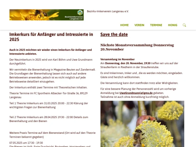 Bezirksimkerverein Langenau e. V - Baden-Württemberg in Langenau