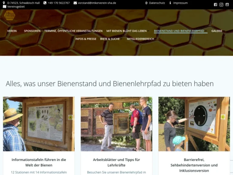 Lehrbienenstand - Baden-Württemberg in Schwäbisch Hall