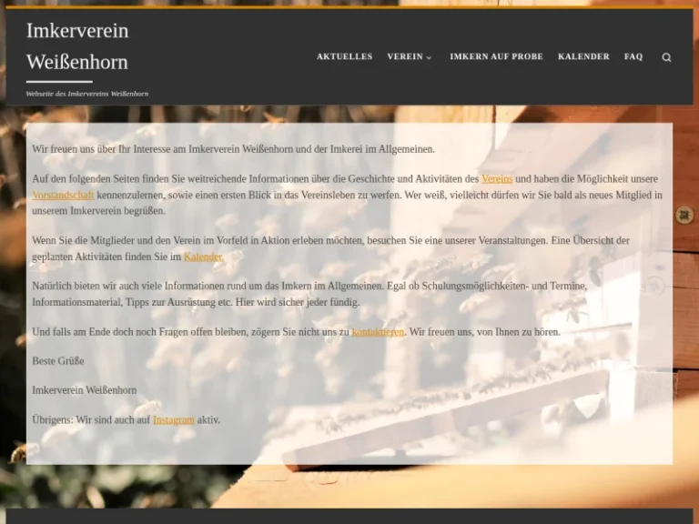 Imkerverein Weißenhorn - Bayern in Vöhringen