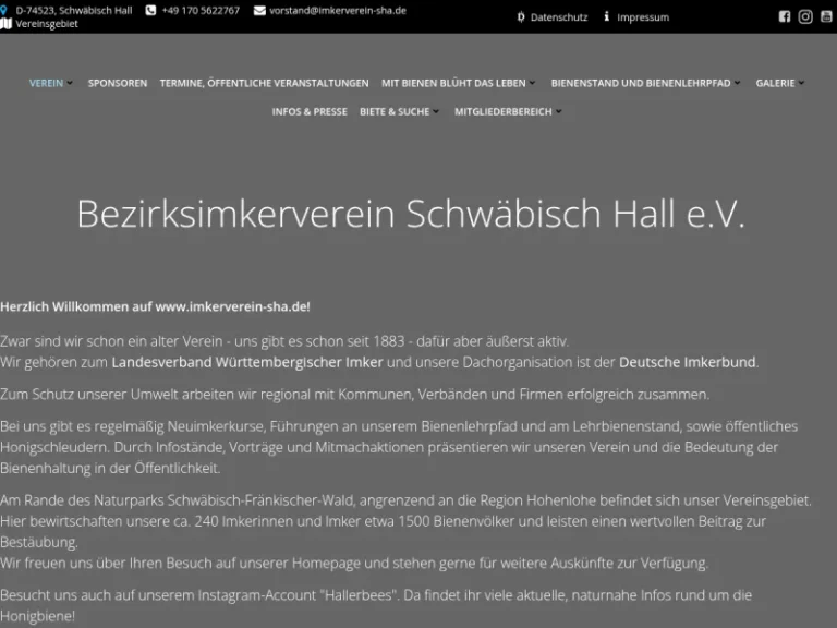 Bezirksimkerverein Schwäbisch Hall e. V. - Baden-Württemberg in Schwäbisch Hall