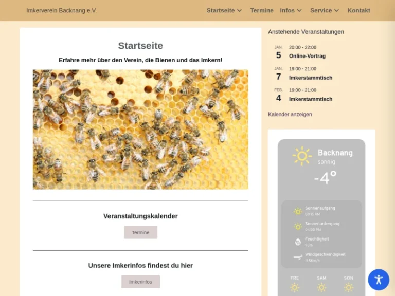 Bezirksimkerverein Backnang e.V. - Baden-Württemberg in Burgstetten