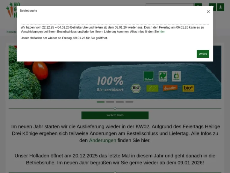 Bio Gemüsehof Hörz - Baden-Württemberg in Filderstadt