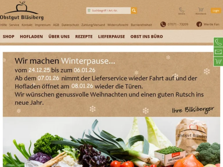 Obstgut Bläsiberg - Baden-Württemberg in Tübingen