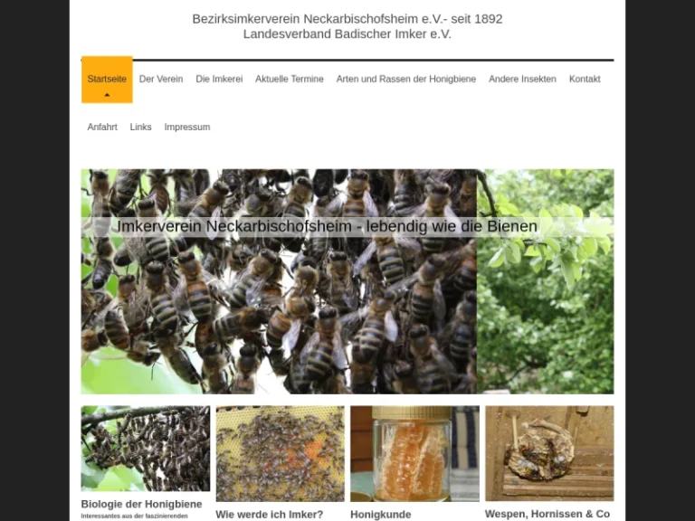 Bezirks-Bienenzuchtverein Neckarbischofsheim – seit 1892 Landesverband Badischer Imker e.V. - Baden-Württemberg in Neckarbischofsheim