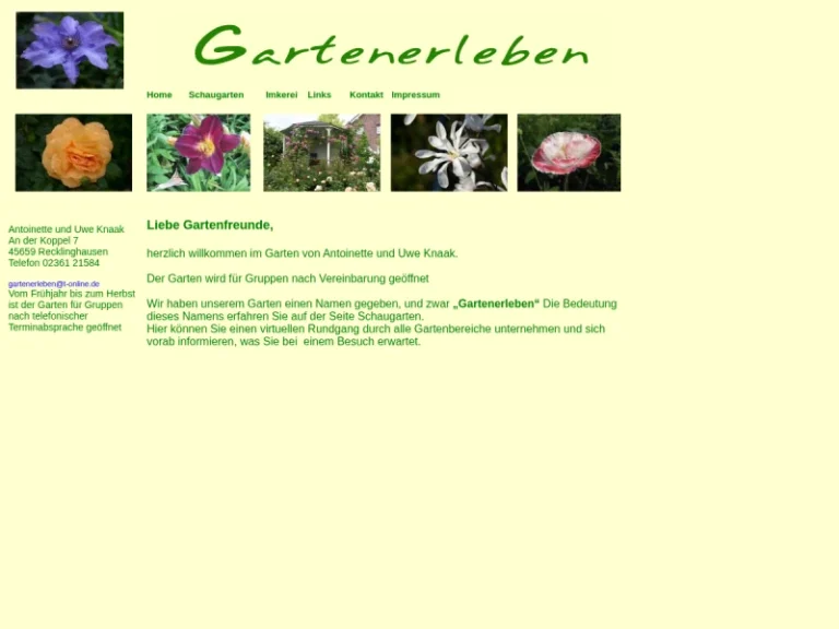 Gartenerleben - Nordrhein-Westfalen in Recklinghausen