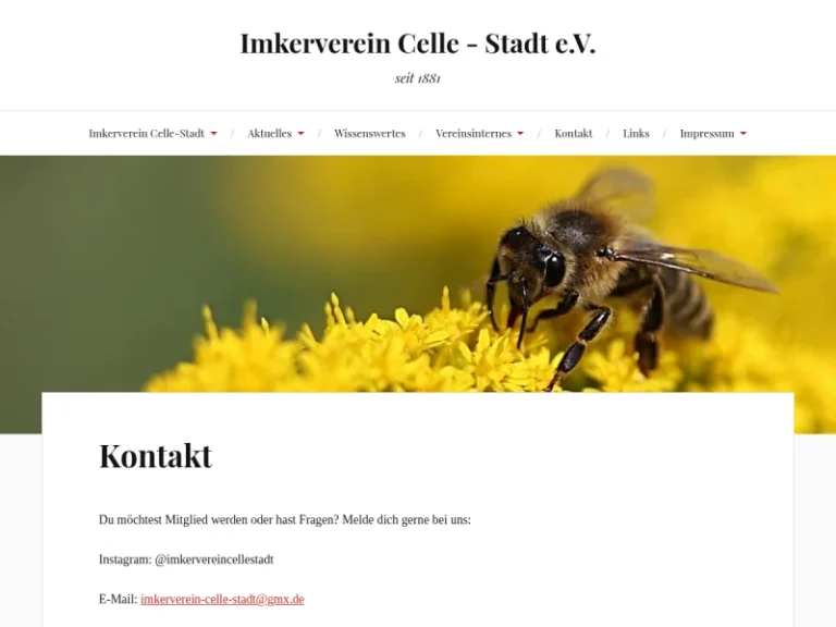 Imkerverein Celle – Stadt eV - Niedersachsen in Ahnsbeck