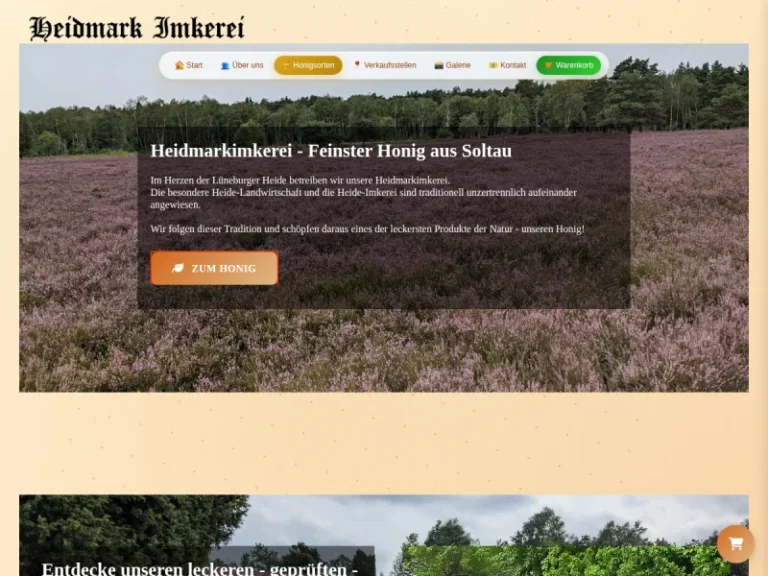 Heidmark Imkerei Fam. Scharringhausen - Niedersachsen in Soltau