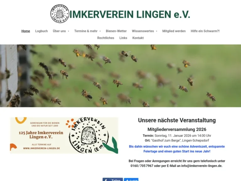 Imkerverein Lingen e.V. - Niedersachsen in Lingen (Ems)